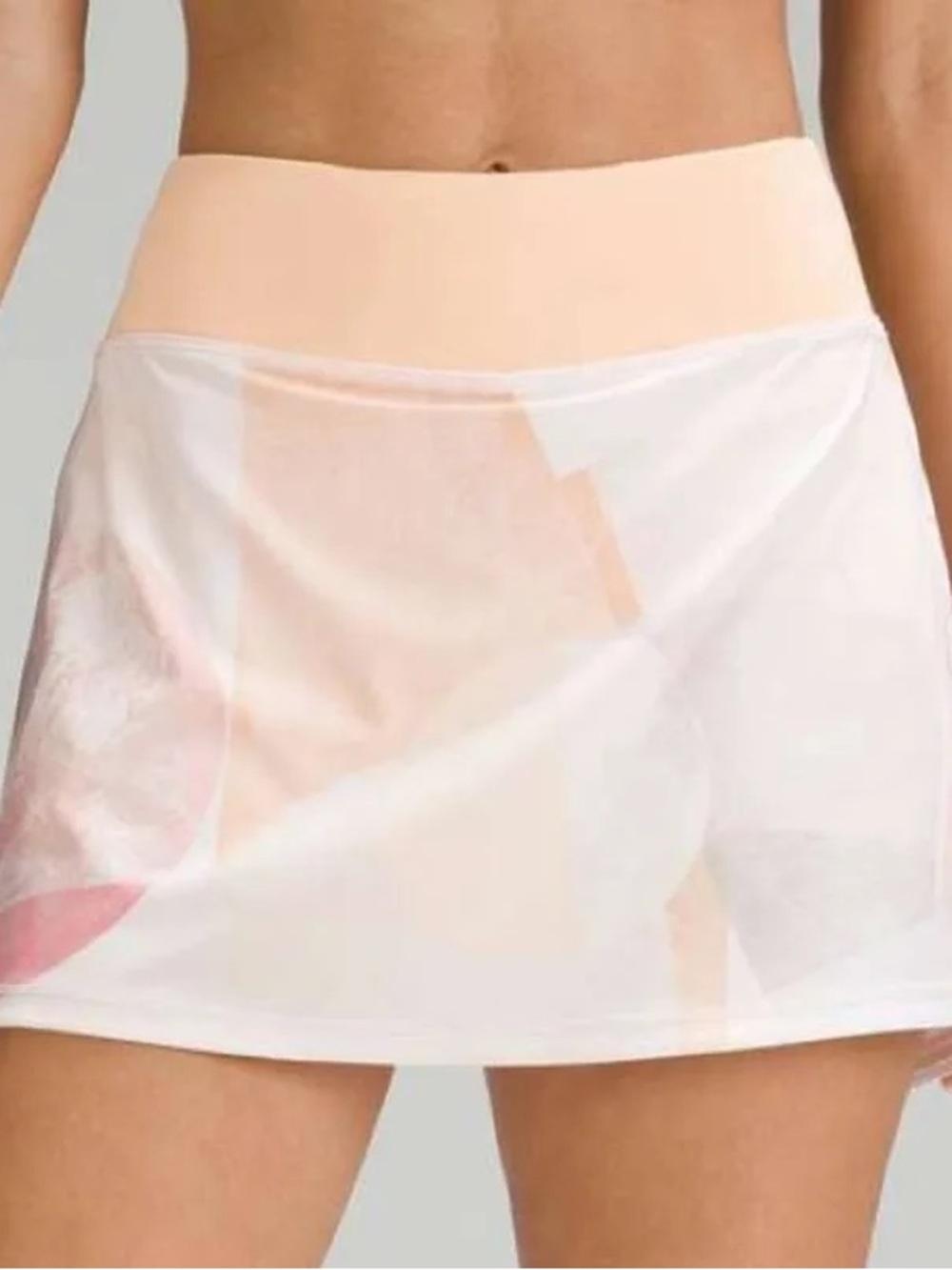 Lululemon Pace Rival Mid-Rise Skirt *Long in Garrogeo Multi/Summer Glow Size 14